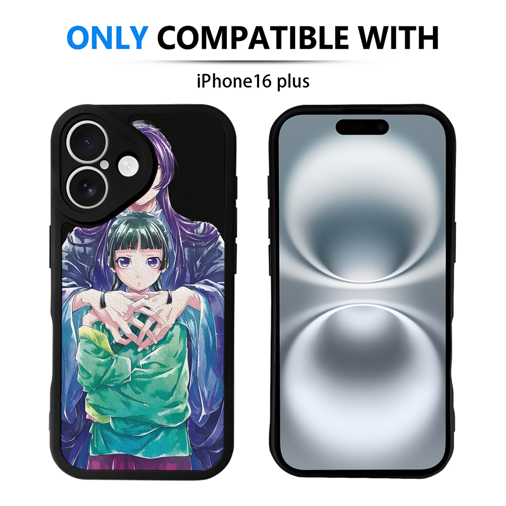 （画像用） 薬屋のひとりごと The Apothecary Diaries 【iPhone 16シリーズ対応】シリコンスマホケース（レザー調） 材質：シリコン